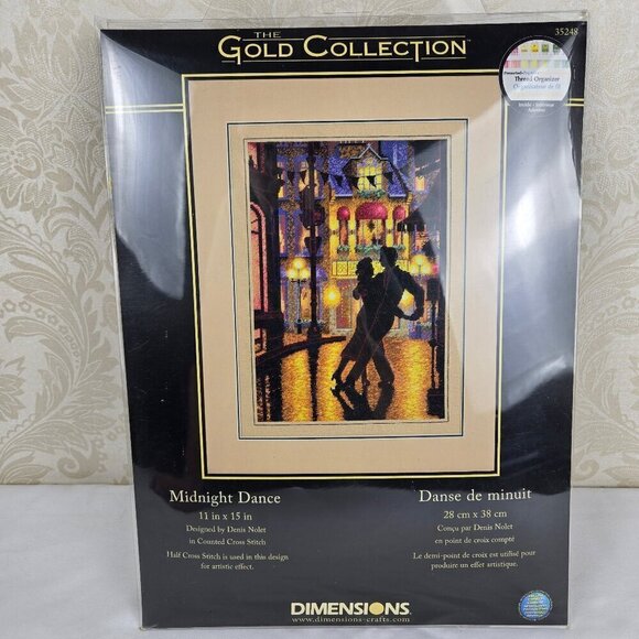 Dimensions "Midnight Dance" 11" x 15" Counted Cross Stitch Kit NWT - Picture 1 of 9